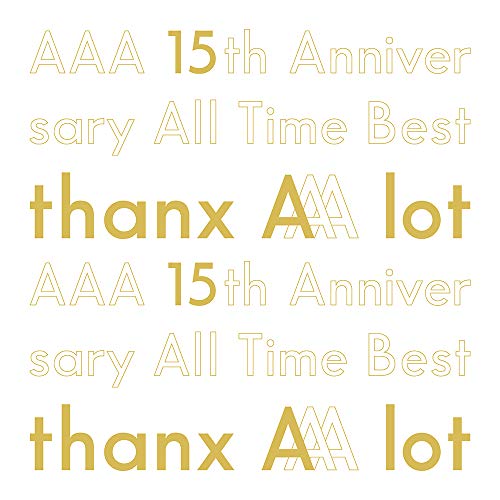 AAA 15th Anniversary All Time Best -thanx AAA lot- (AL5 disc set